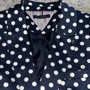 Tommy Hilfiger Dark Blue Polka Dot Blazer